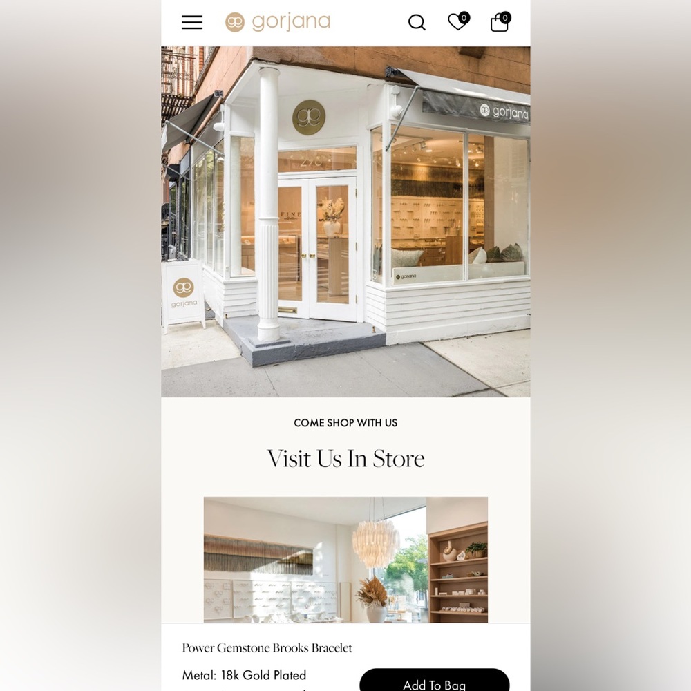 New GORJANA 18k gold plated “CALMING” bracelet - Picture 17 of 17